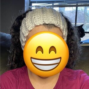 Cozy White Headband